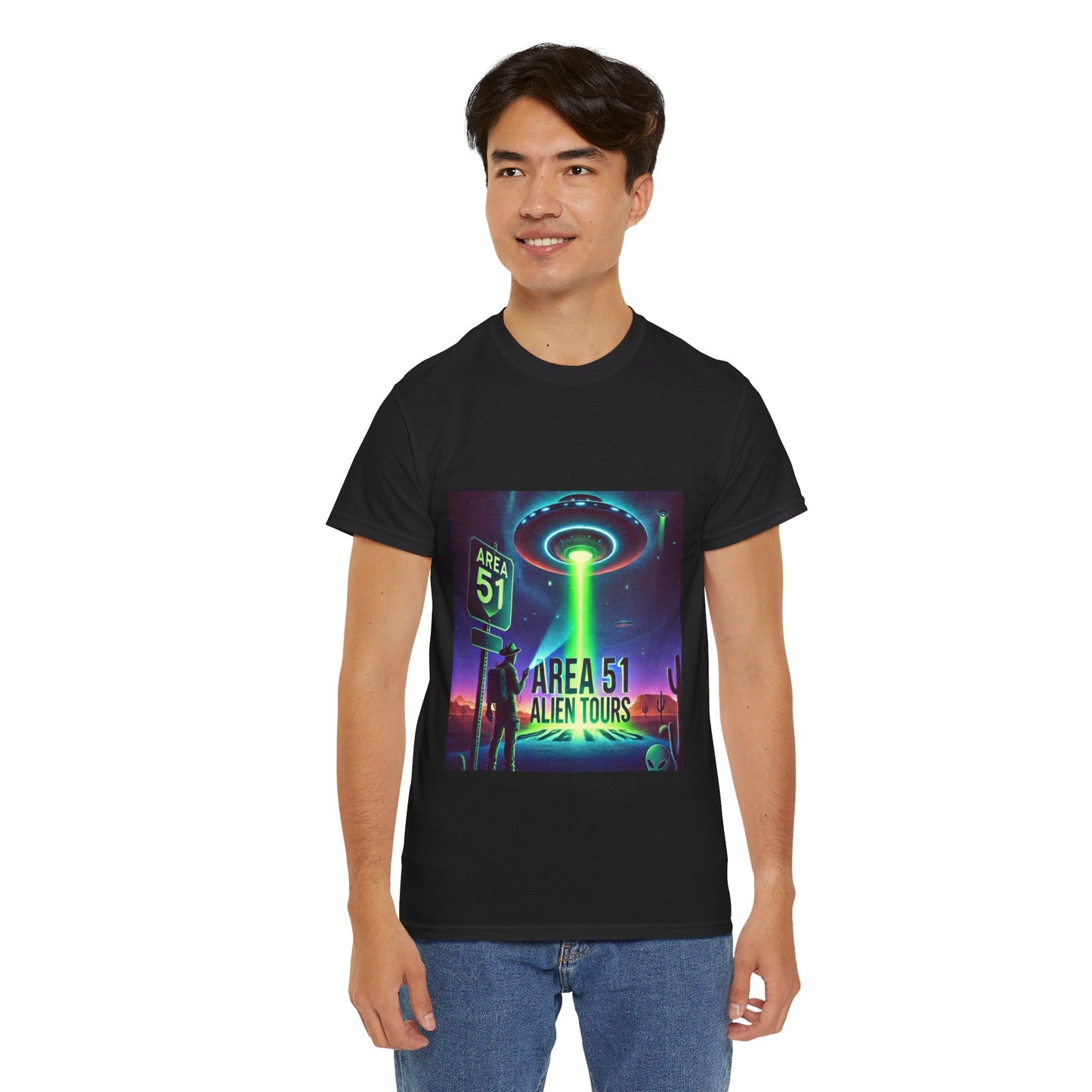 Area 51 Tours - Unisex Heavy Cotton Tee