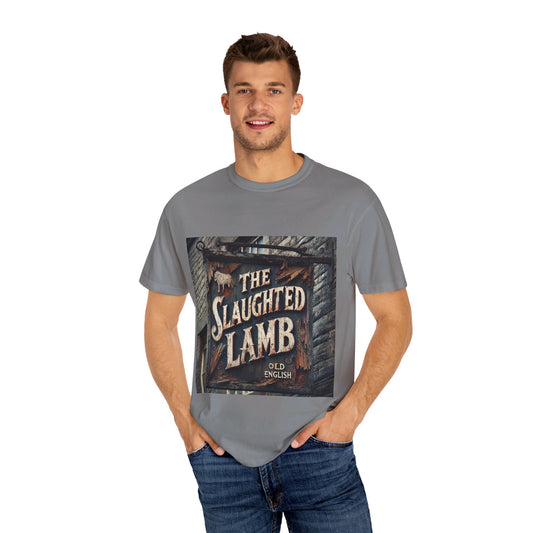 Slaughtered Lamb Pub - Unisex Garment-Dyed T-shirt