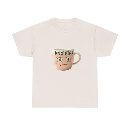 A cup of AnxieTea - Unisex Heavy Cotton Tee