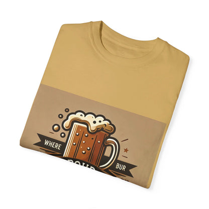 Pour Decisions pub - Unisex Garment-Dyed T-shirt