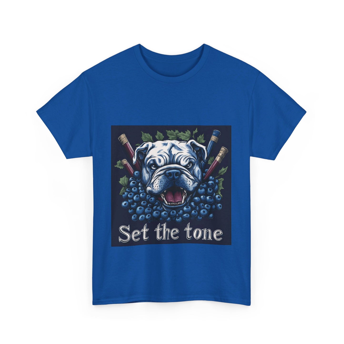 Sudbury Blueberry Bulldogs Set the Tone - Unisex Heavy Cotton Tee