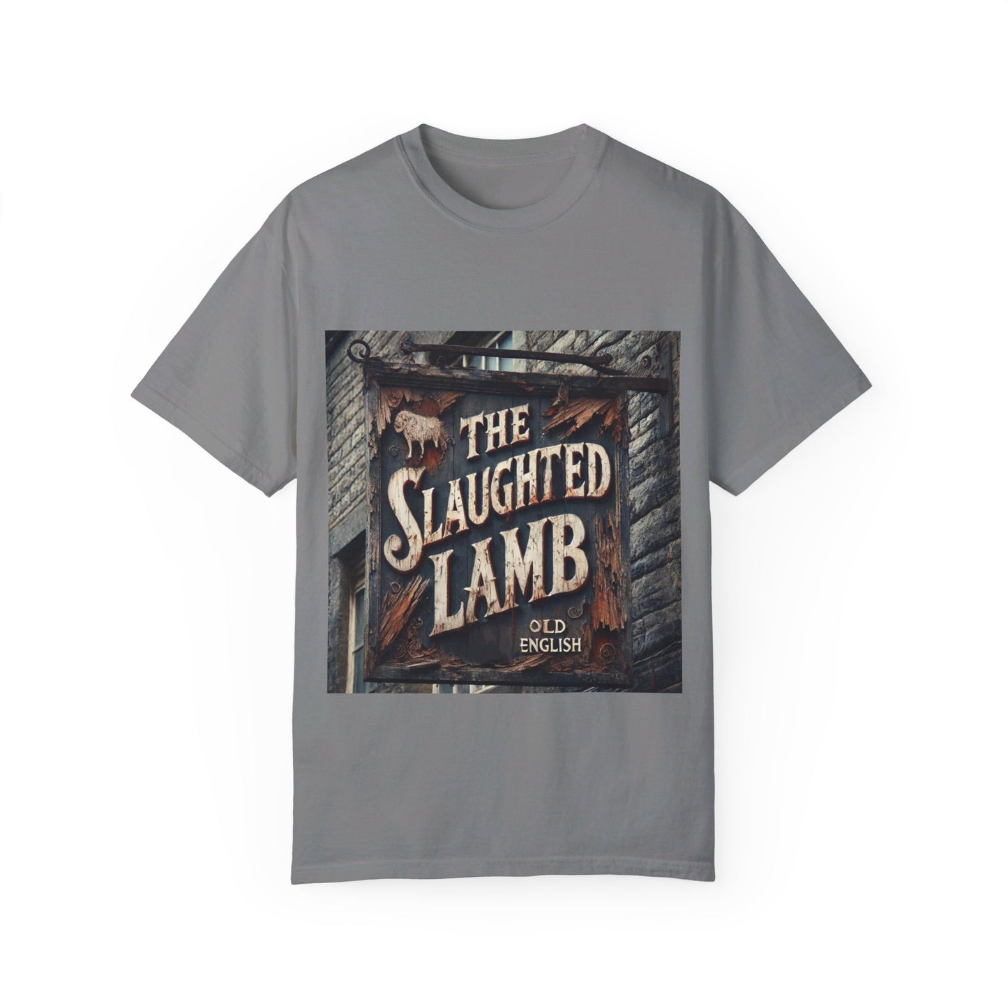 Slaughtered Lamb Pub - Unisex Garment-Dyed T-shirt