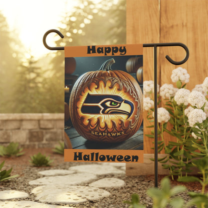 Seahawks Halloween - Garden & House Banner