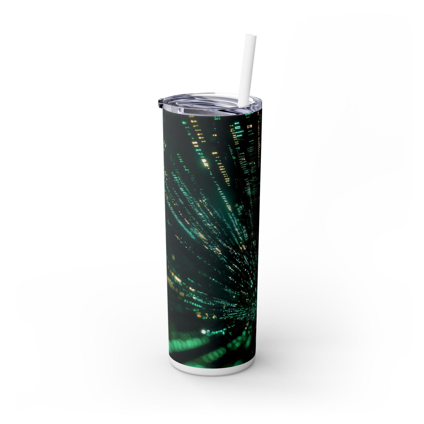 The Matrix - Skinny Tumbler with Straw, 20oz