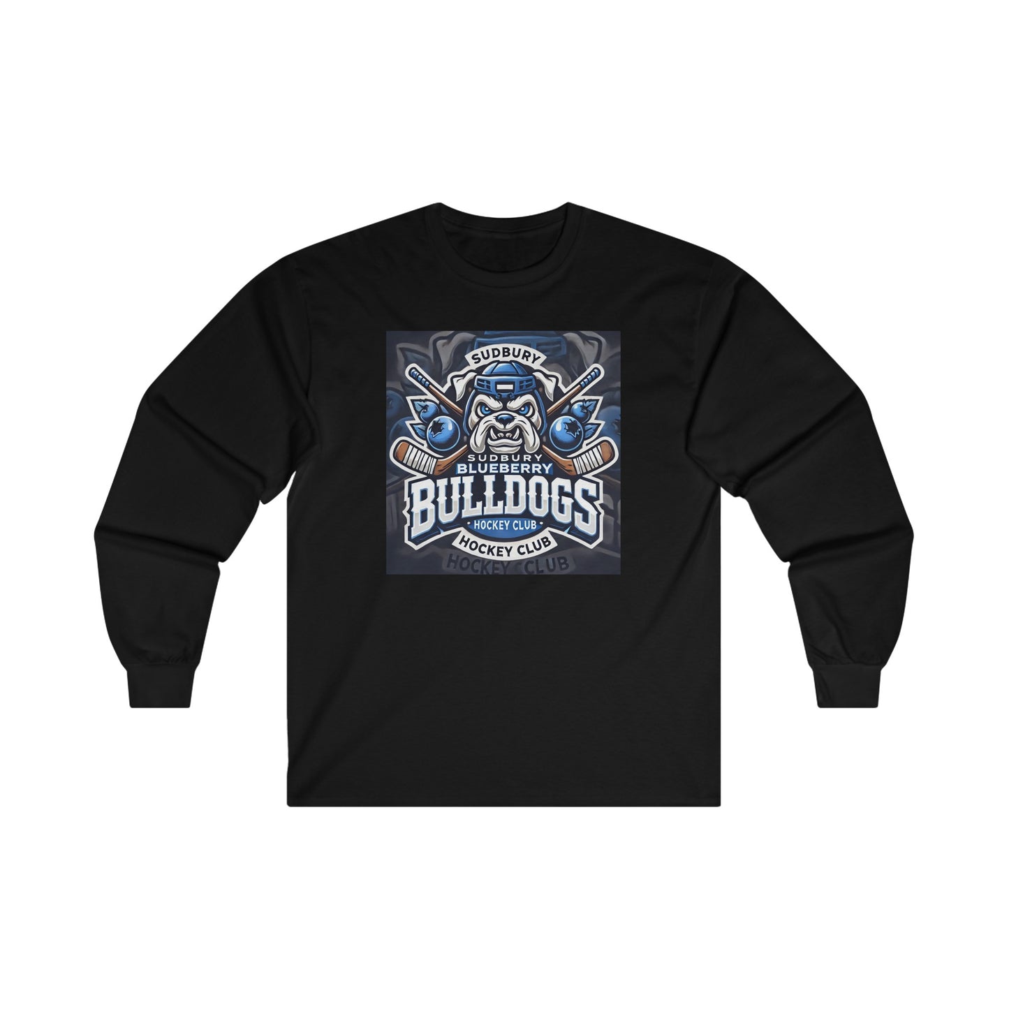 Sudbury Blueberry Bulldogs - Unisex Ultra Cotton Long Sleeve Tee