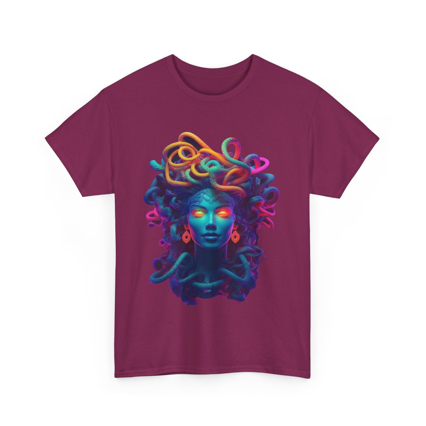 Neon Medusa - Unisex Heavy Cotton Tee