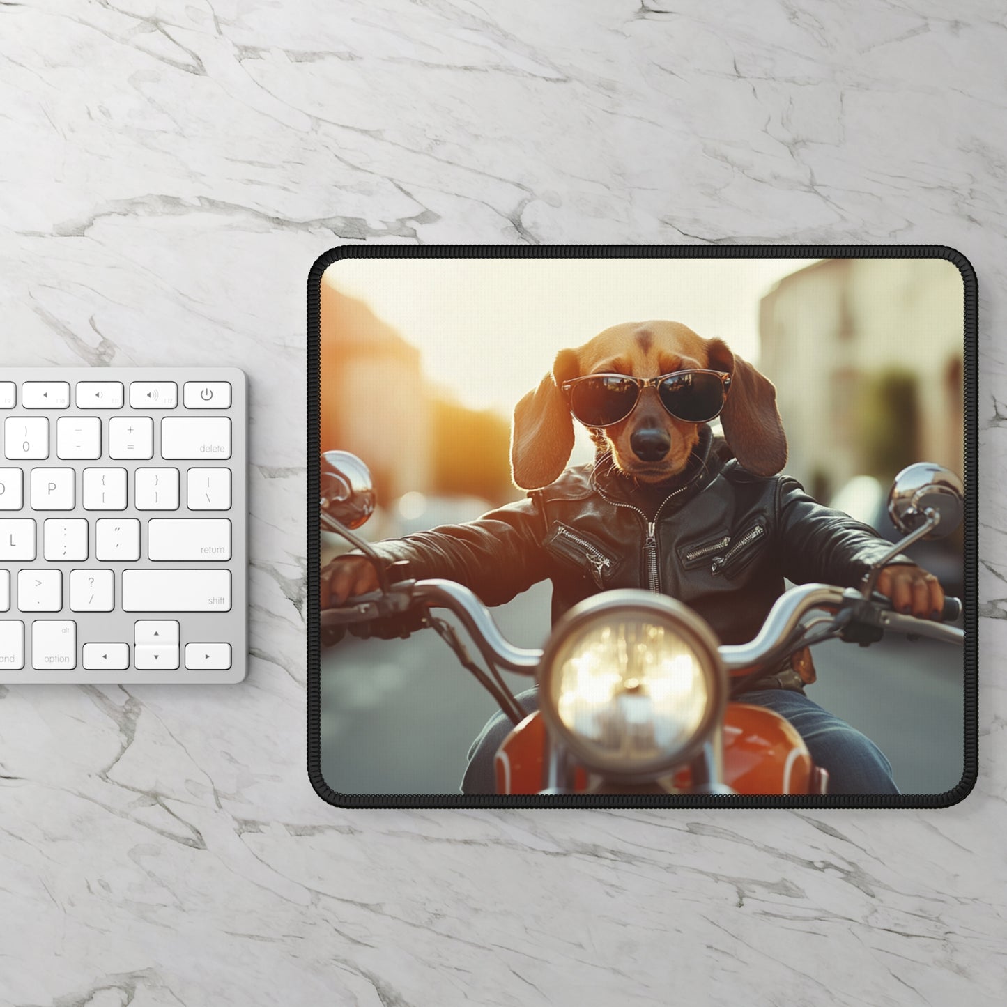 Bad boy Weiner dog - Gaming Mouse Pad