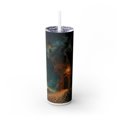 Dream Land - Skinny Tumbler with Straw, 20oz