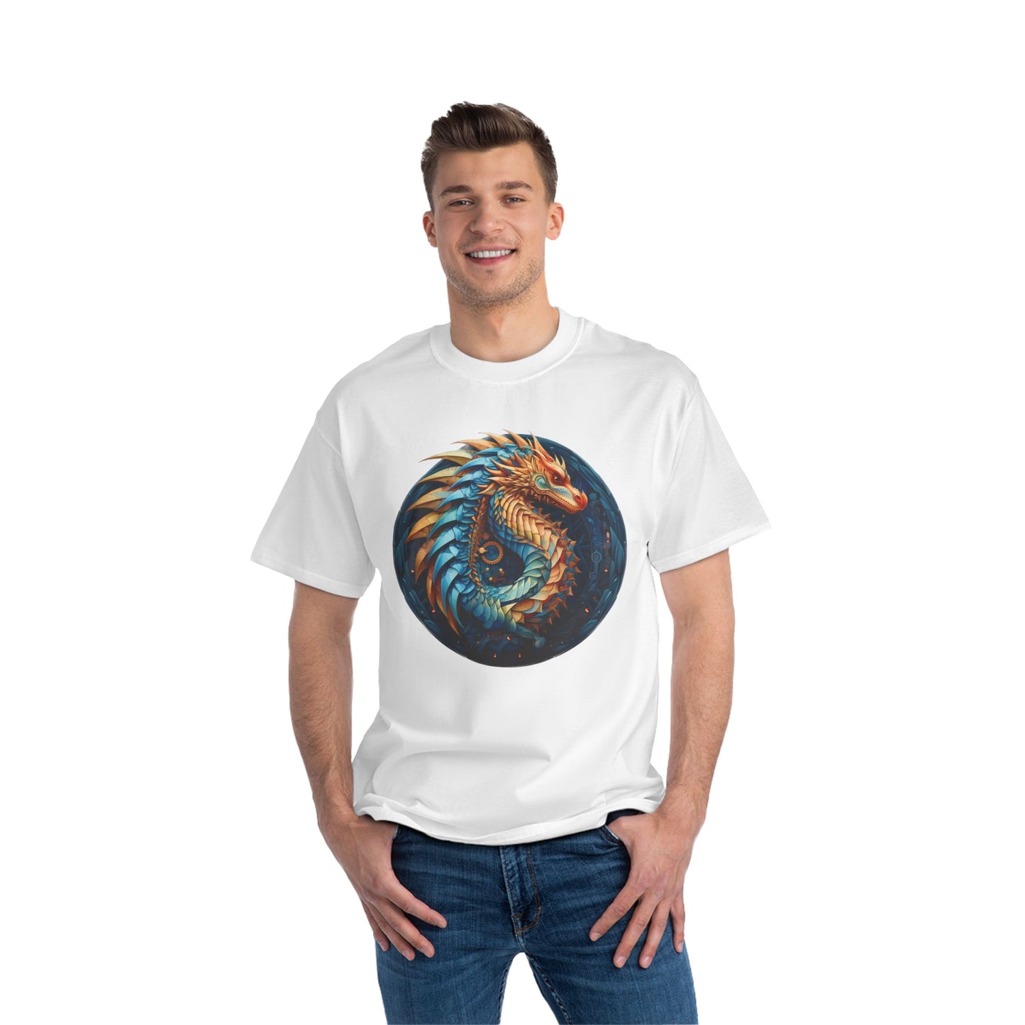 Spiral Dragon - Beefy-T®  Short-Sleeve T-Shirt