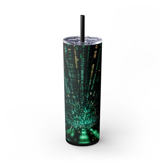 The Matrix - Skinny Tumbler with Straw, 20oz