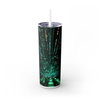 The Matrix - Skinny Tumbler with Straw, 20oz