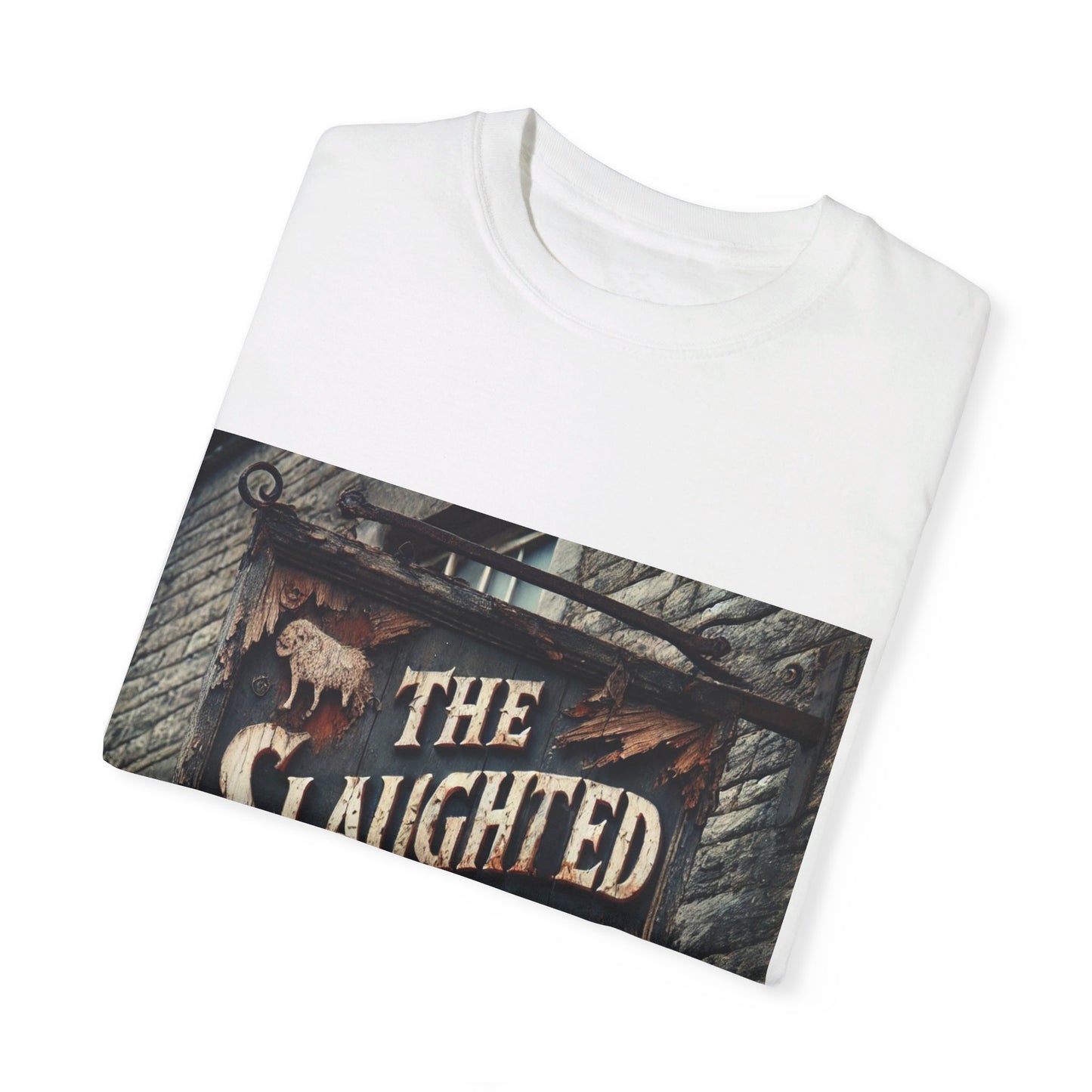 Slaughtered Lamb Pub - Unisex Garment-Dyed T-shirt