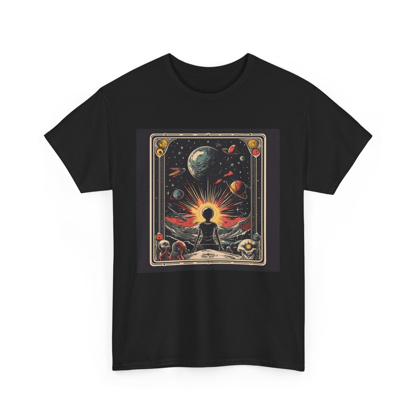 Alien Tarot - Unisex Heavy Cotton Tee