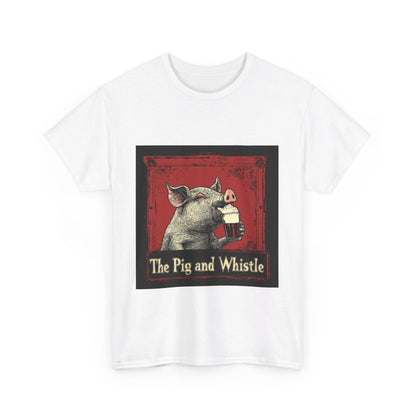 The Pig and Whistle Pub - Unisex Heavy Cotton Tee