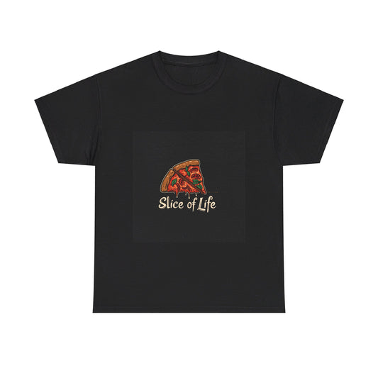 Slice of Life Pizza - Unisex Heavy Cotton Tee