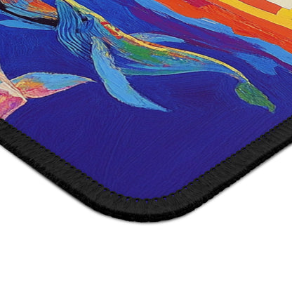 Boat and Whales - Gaming Mouse Pad