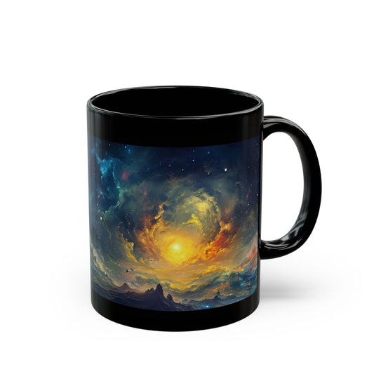 Star gazer - Black Mug (11oz, 15oz)