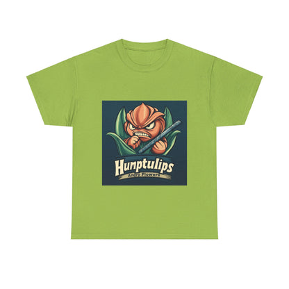 Humptulips Angry Flowers - Unisex Heavy Cotton Tee