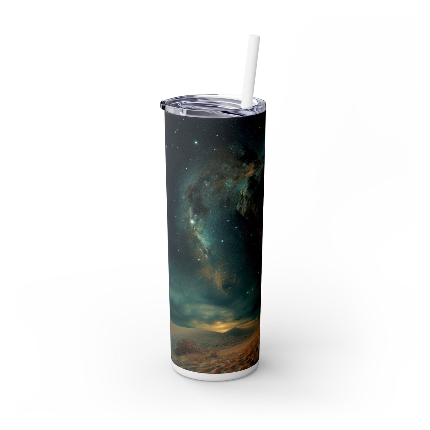 Dream Land - Skinny Tumbler with Straw, 20oz