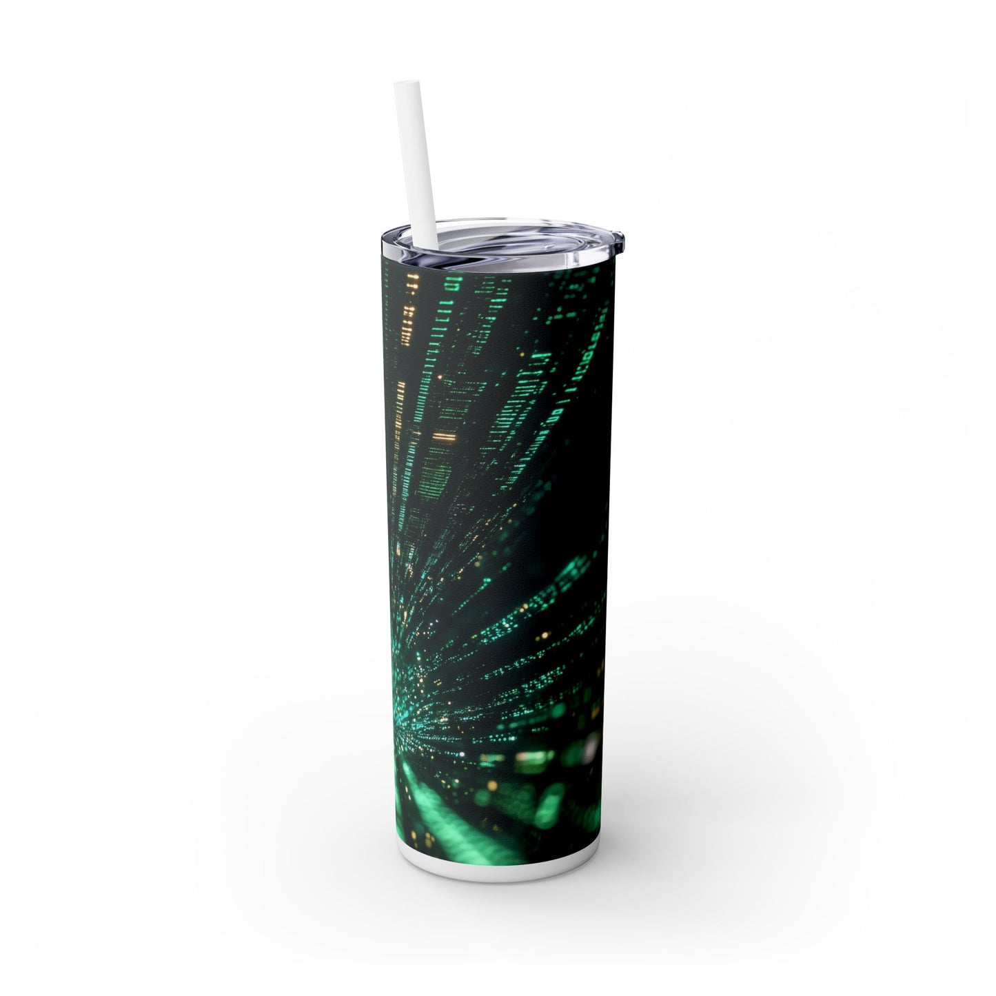 The Matrix - Skinny Tumbler with Straw, 20oz