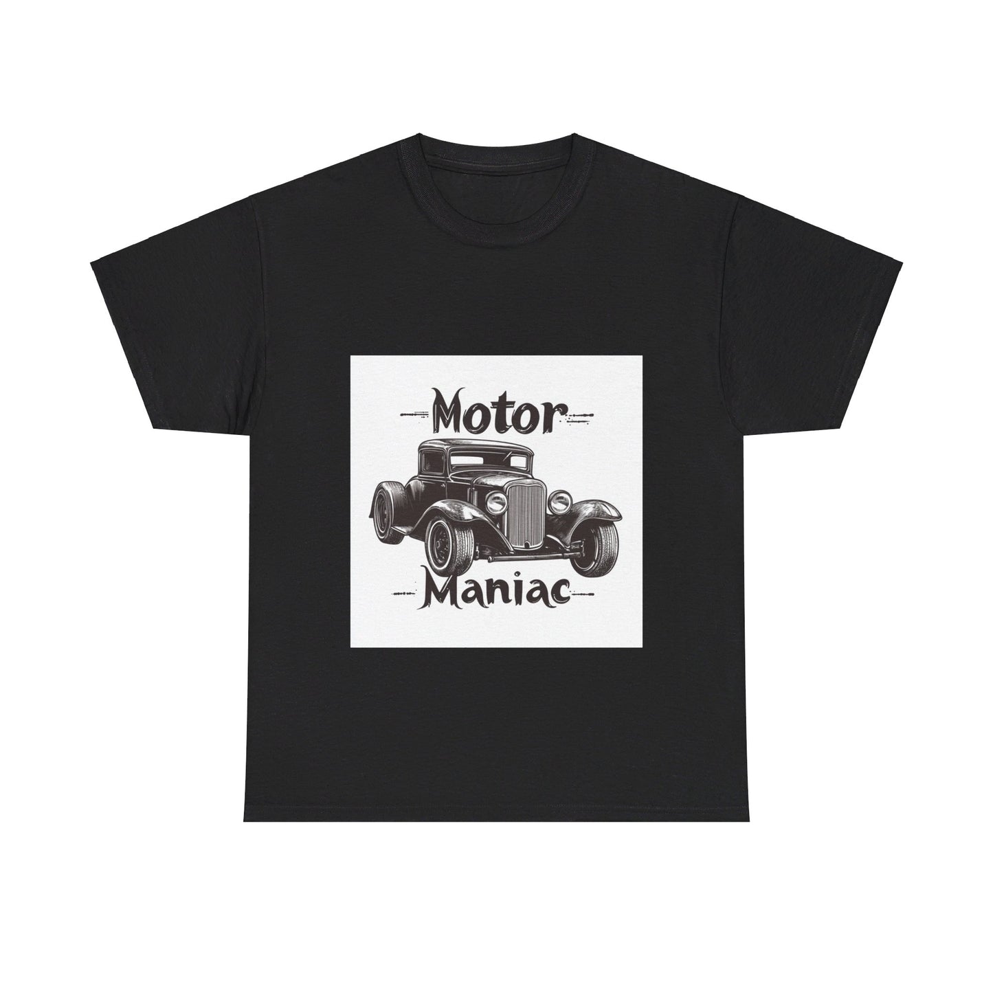 Motor Maniac - Unisex Heavy Cotton Tee