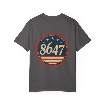 8647 DJT He's Gotta Go Unisex Garment-Dyed Tee