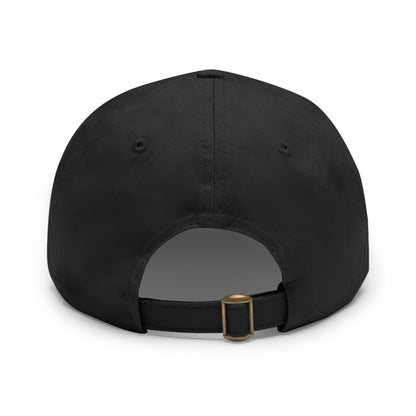 Patriotic Dad Hat with Leather Patch - Freedom, Democracy, Truth
