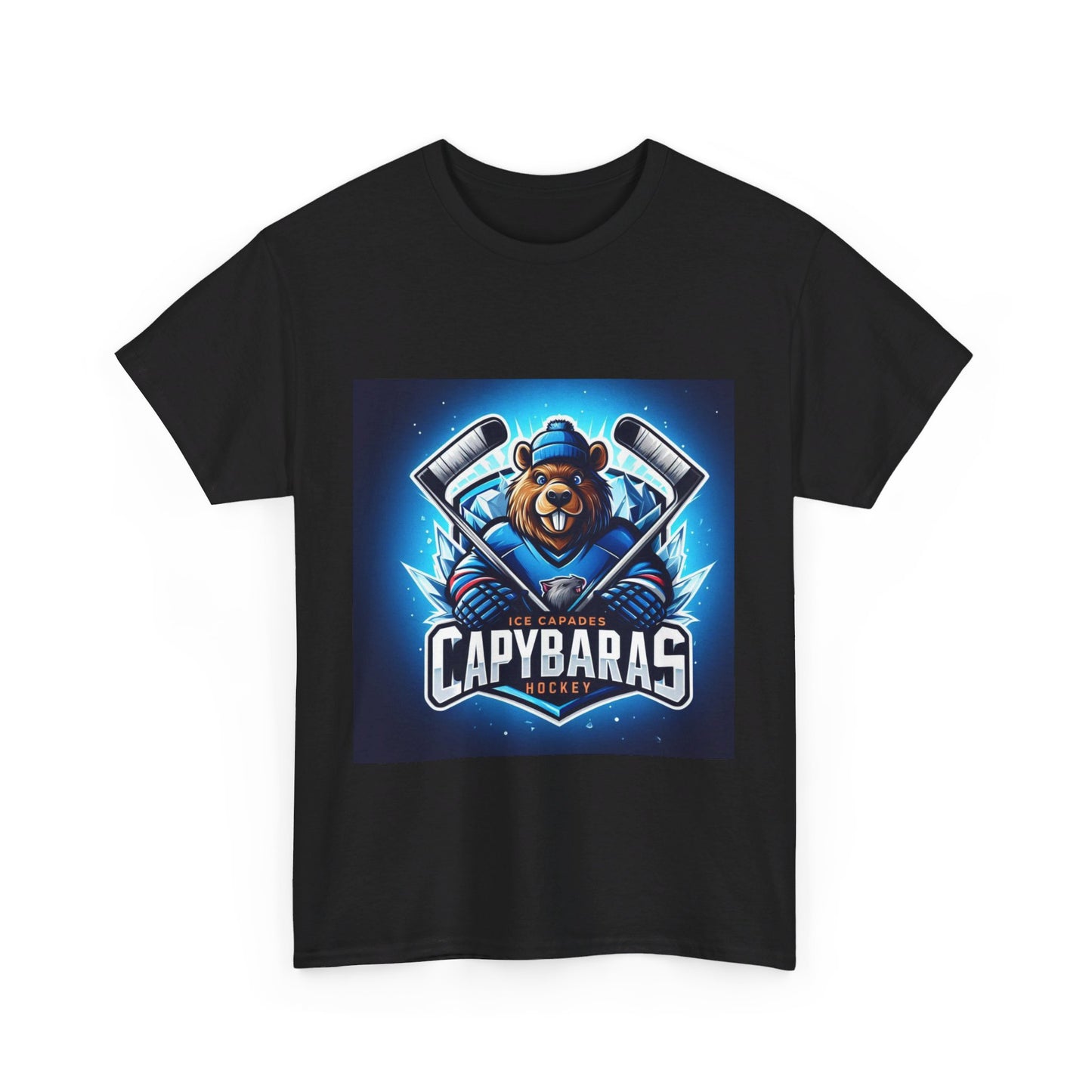 Capybaras hockey club - Unisex Heavy Cotton Tee