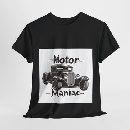 Motor Maniac - Unisex Heavy Cotton Tee