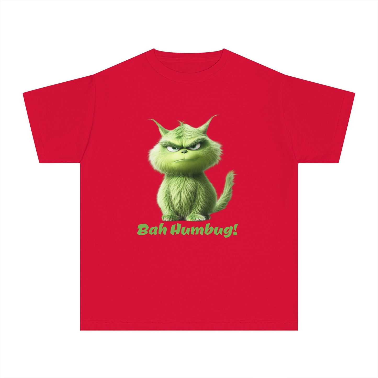 Christmas Grinch Cat Youth Tee