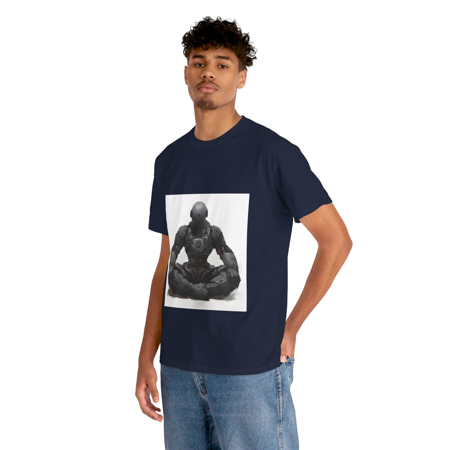 Meditation Bot - Unisex Heavy Cotton Tee