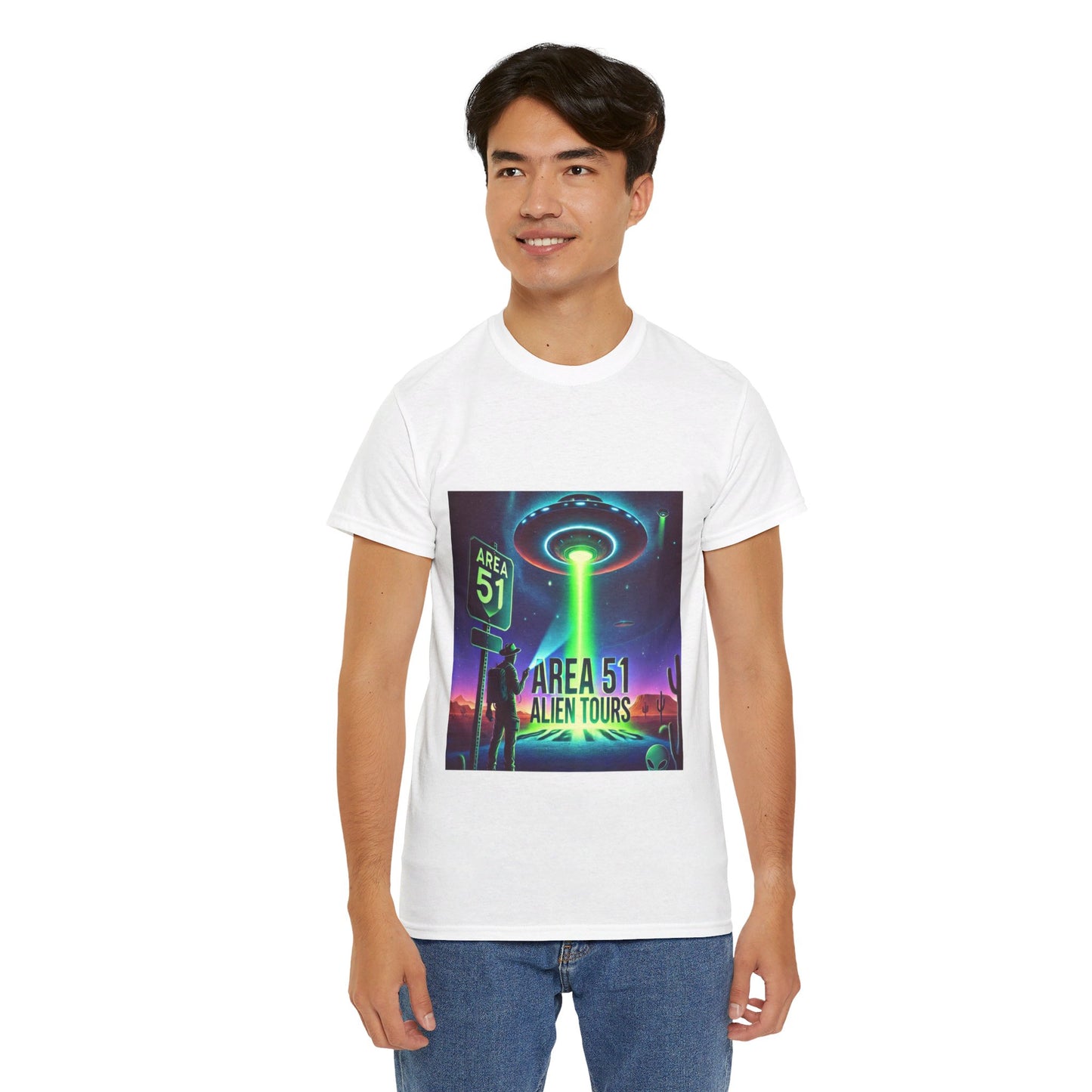 Area 51 Tours - Unisex Heavy Cotton Tee