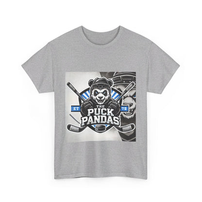 Puck Pandas hockey club - Unisex Heavy Cotton Tee