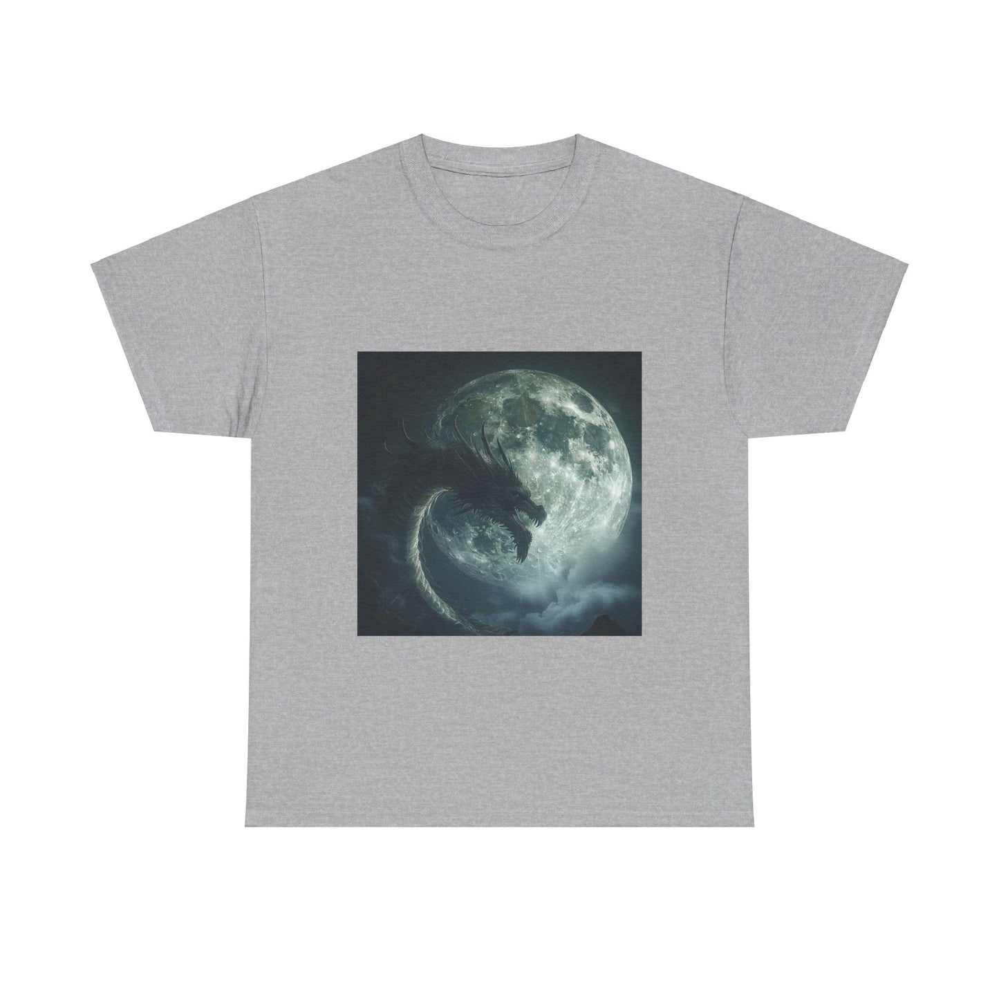 Moon Dragon - Unisex Heavy Cotton Tee