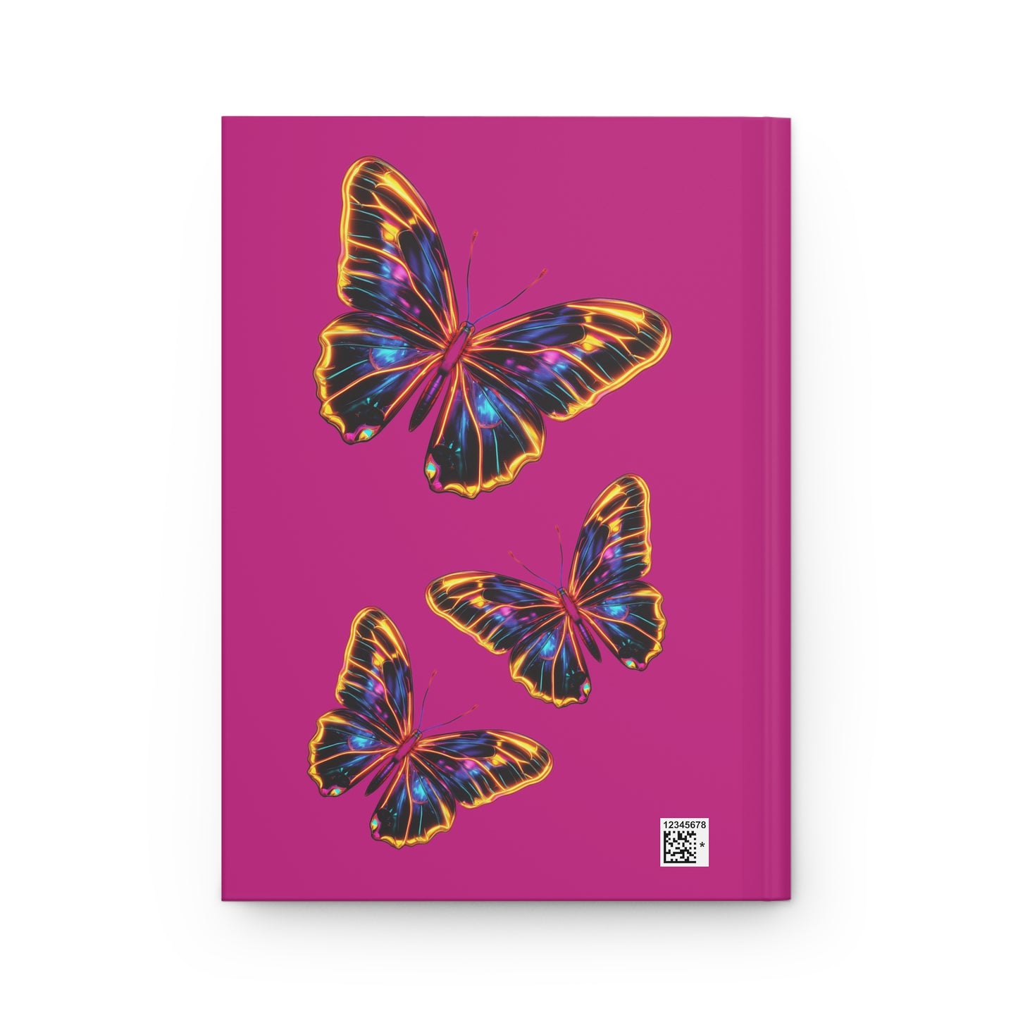 Neon Butterflies - Hardcover Journal Matte