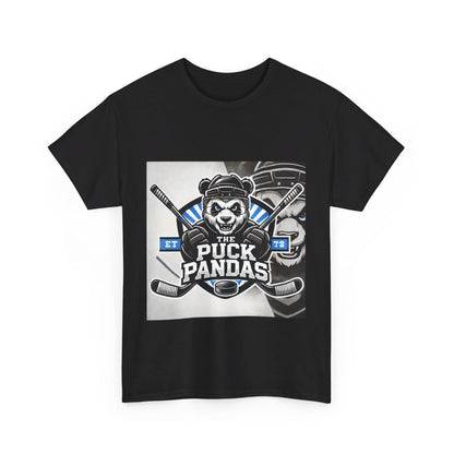 Puck Pandas hockey club - Unisex Heavy Cotton Tee
