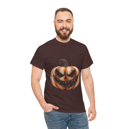 Jack-o-Lantern Halloween toned scary - Unisex Heavy Cotton Tee