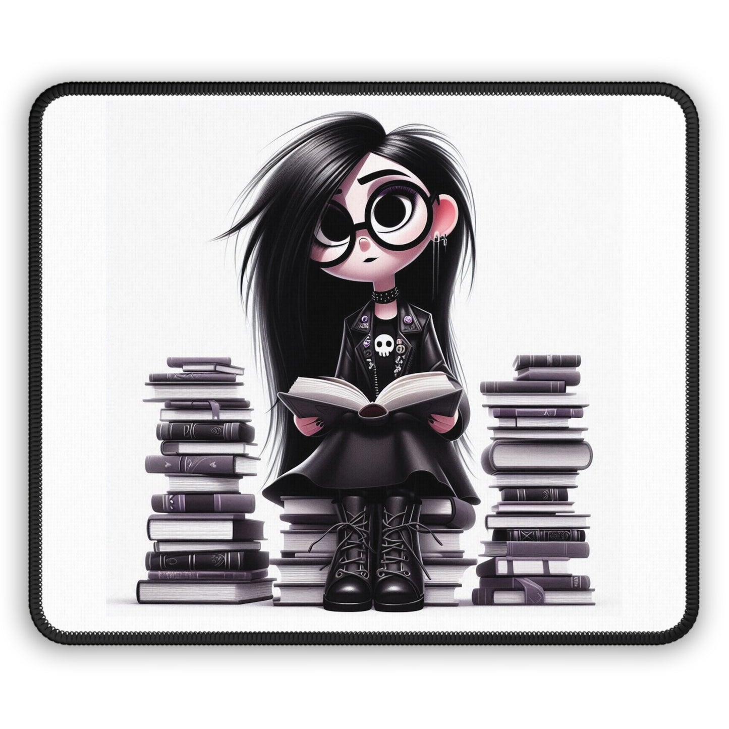 Book girl - Gaming Mouse Pad