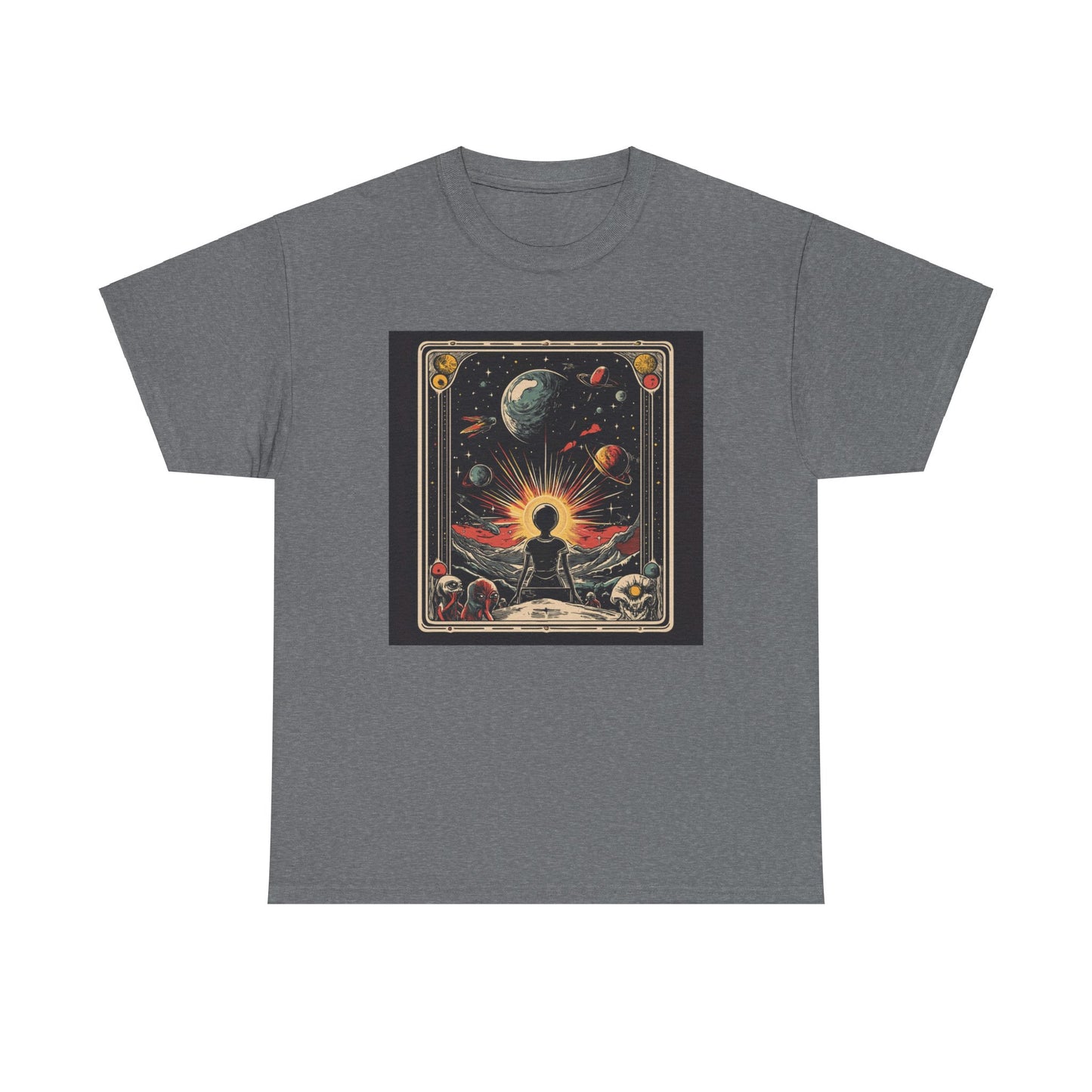 Alien Tarot - Unisex Heavy Cotton Tee