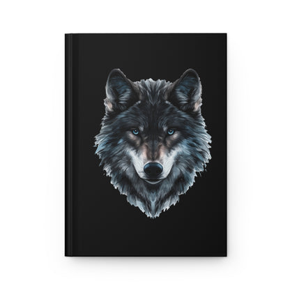 Wolf Hardcover Journal Matte