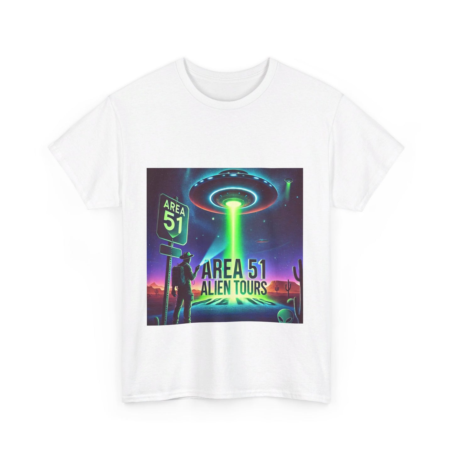 Area 51 Tours - Unisex Heavy Cotton Tee