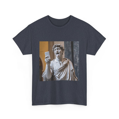 Romans on cell phones - Unisex Heavy Cotton Tee