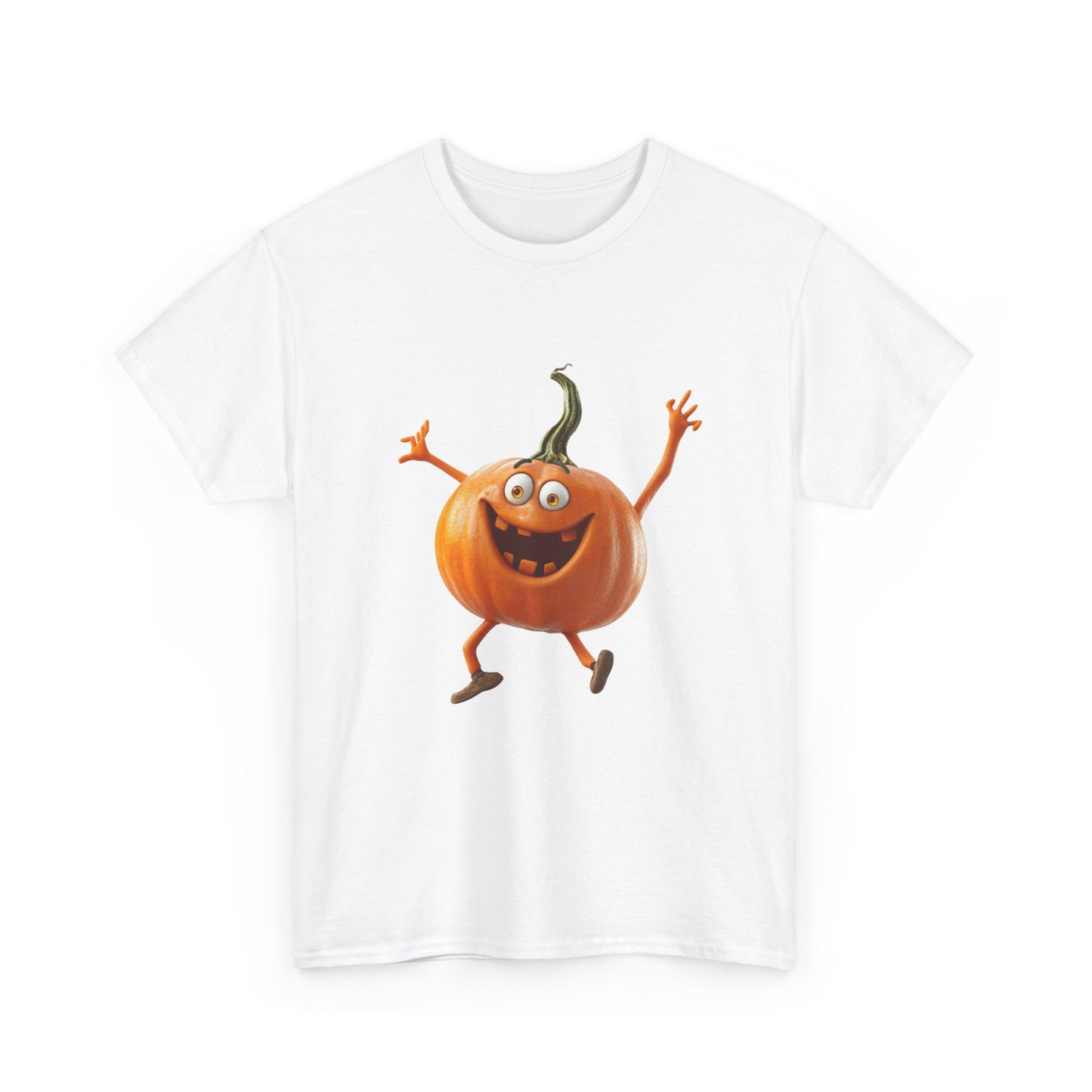 Dancing Pumpkin Halloween - Unisex Heavy Cotton Tee