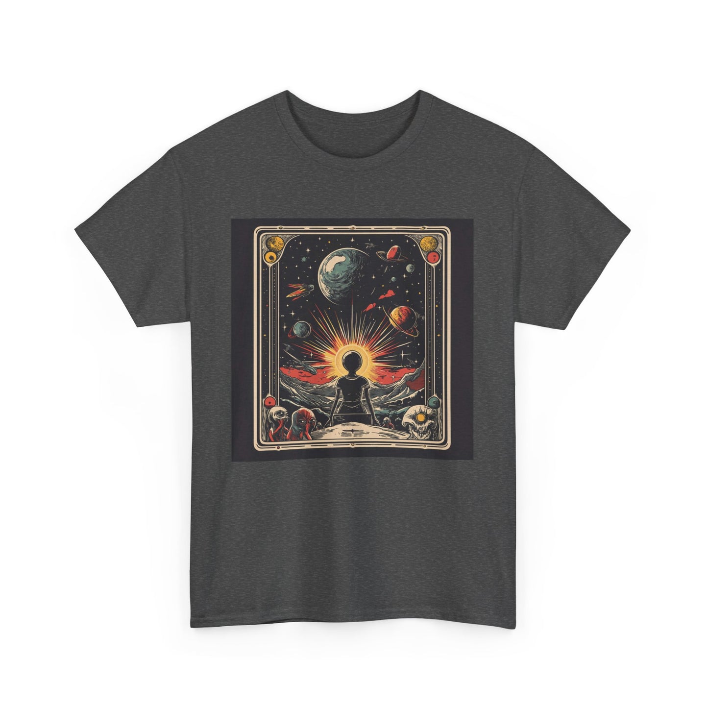 Alien Tarot - Unisex Heavy Cotton Tee