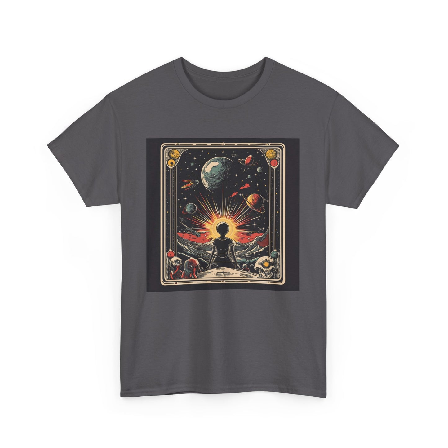 Alien Tarot - Unisex Heavy Cotton Tee