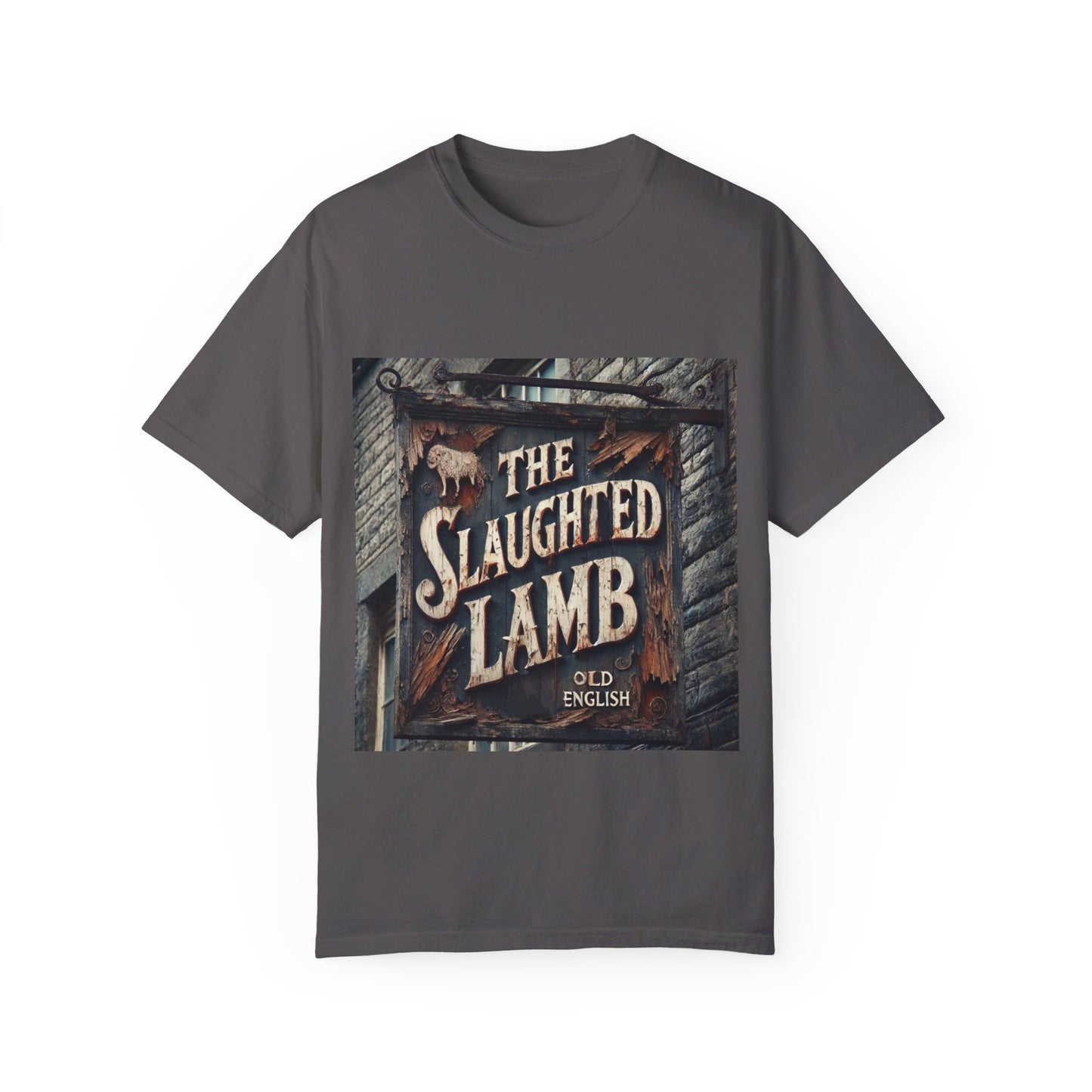 Slaughtered Lamb Pub - Unisex Garment-Dyed T-shirt