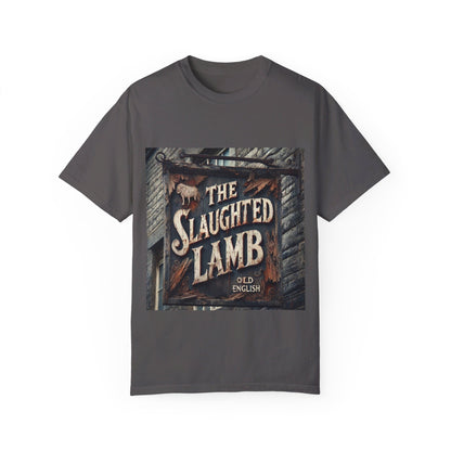 Slaughtered Lamb Pub - Unisex Garment-Dyed T-shirt
