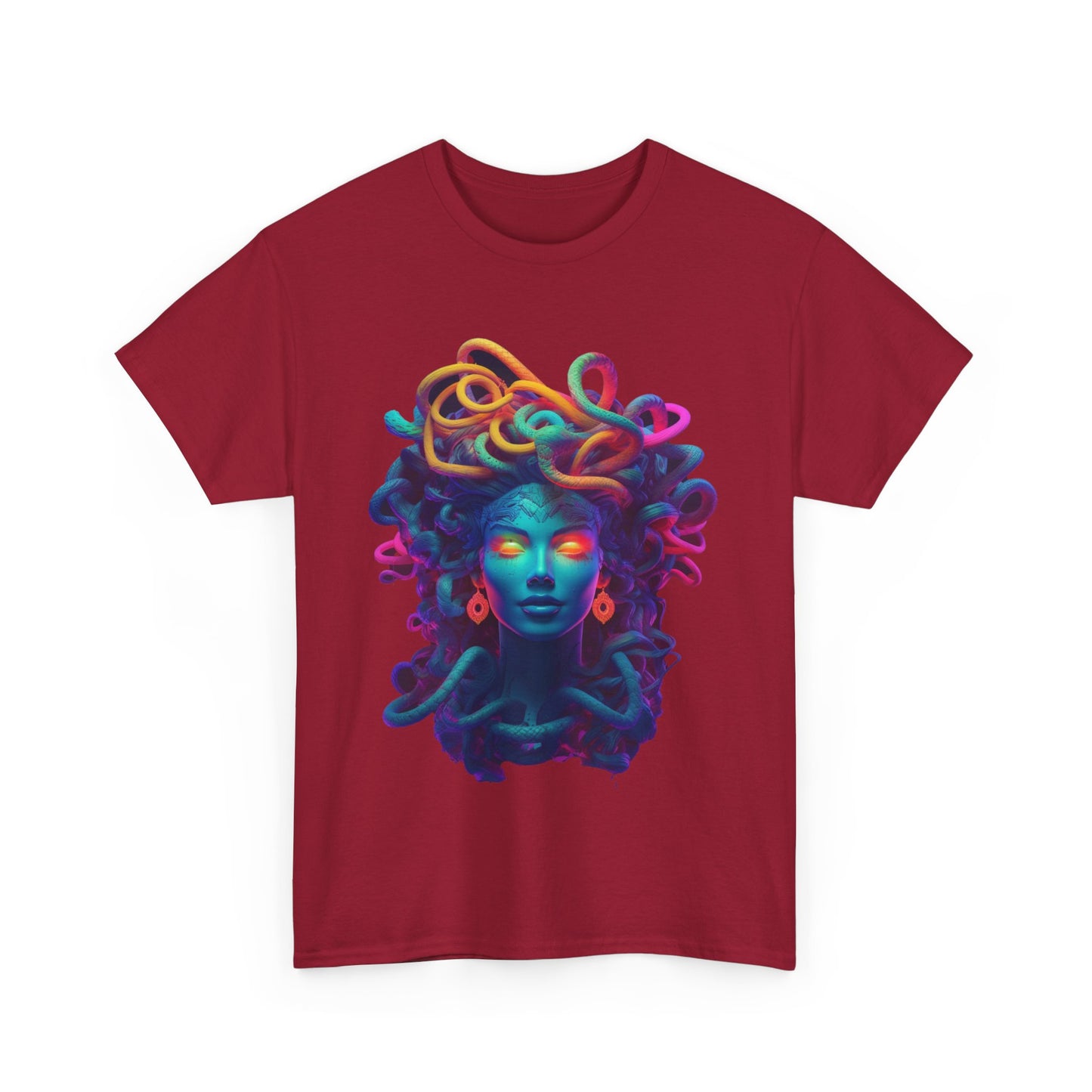 Neon Medusa - Unisex Heavy Cotton Tee