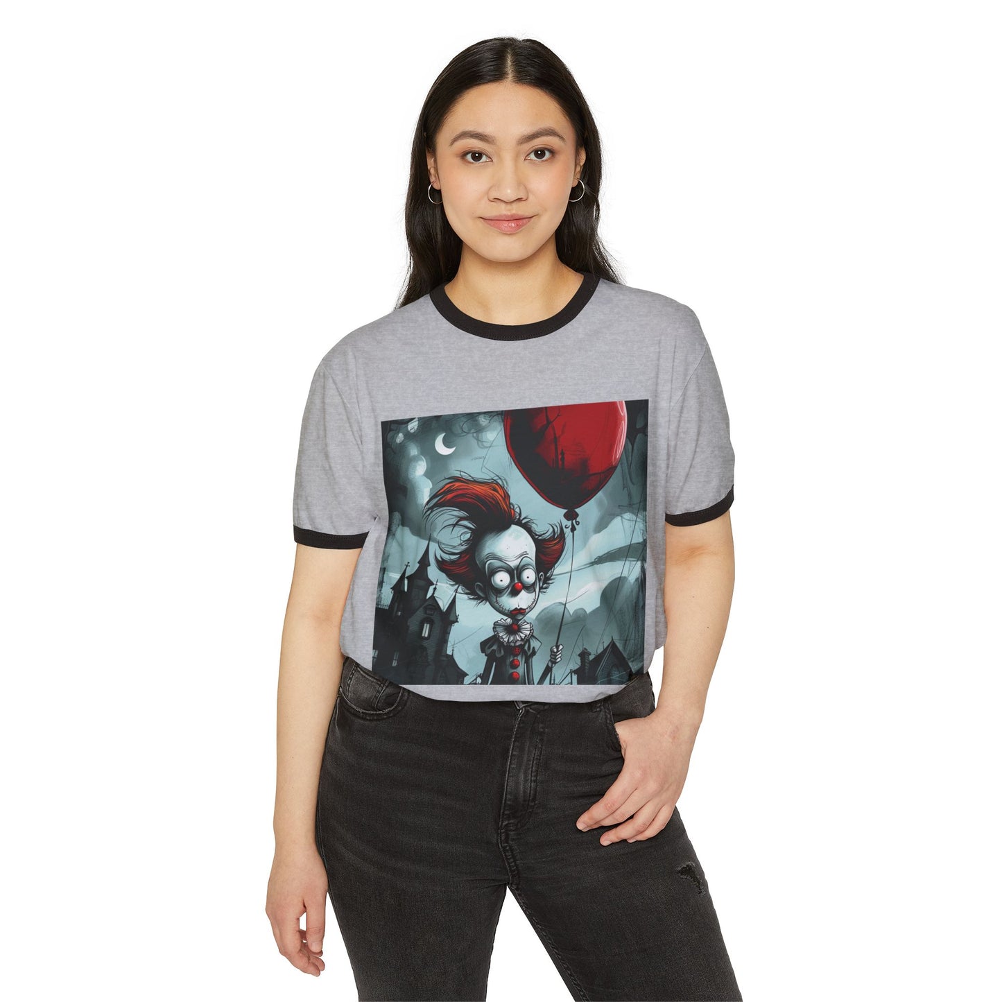 Pennywise kid - Unisex Cotton Ringer T-Shirt