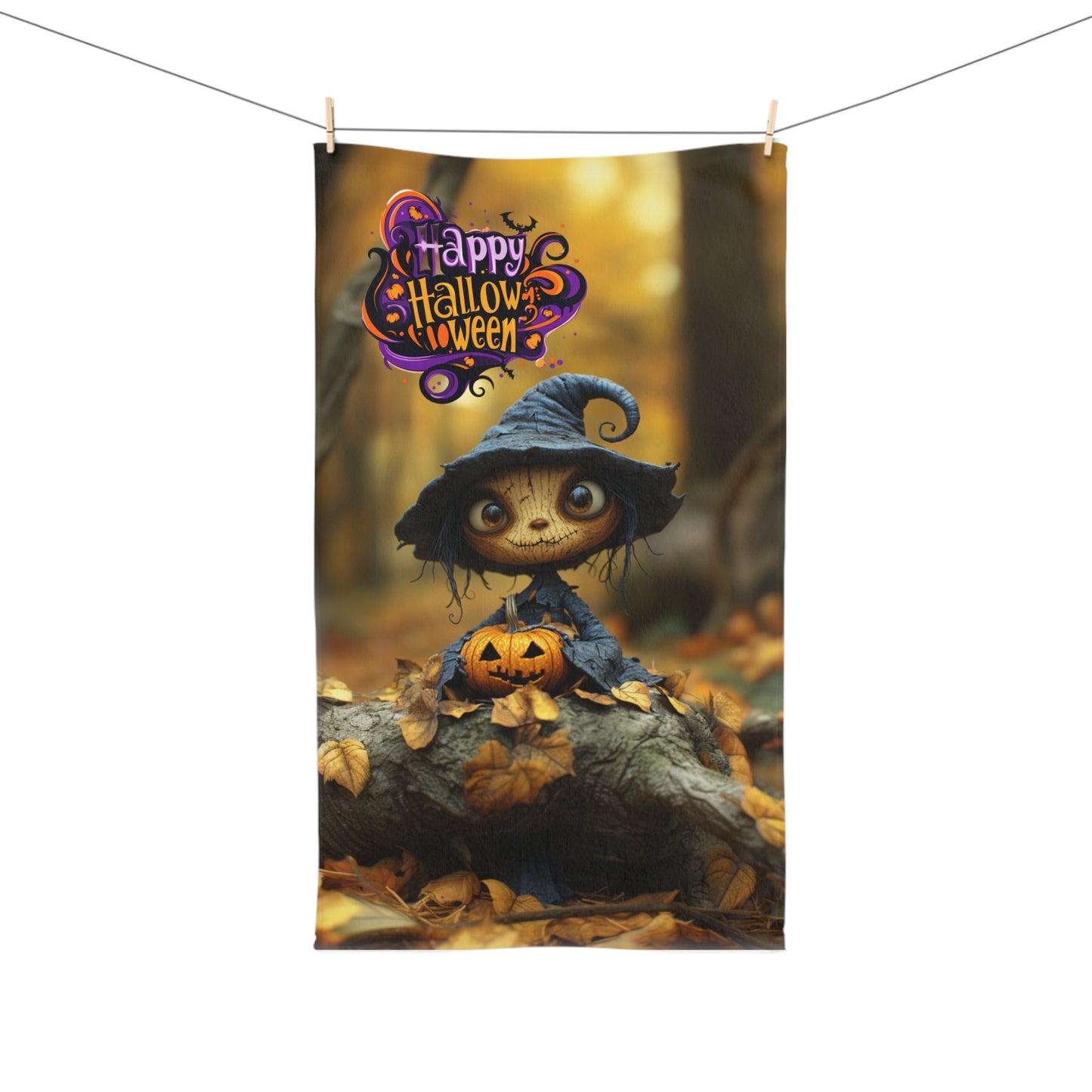 Cute Little Witch - Hand Towel